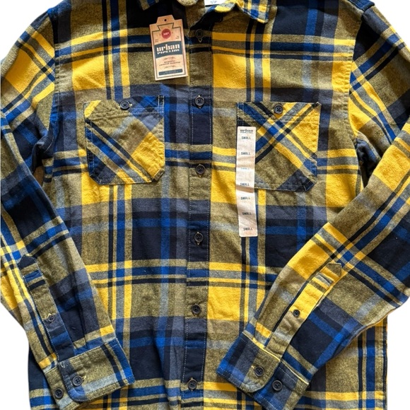 urban pipeline Other - urban pipeline Yellow & Navy Plaid Button-Down Shirt